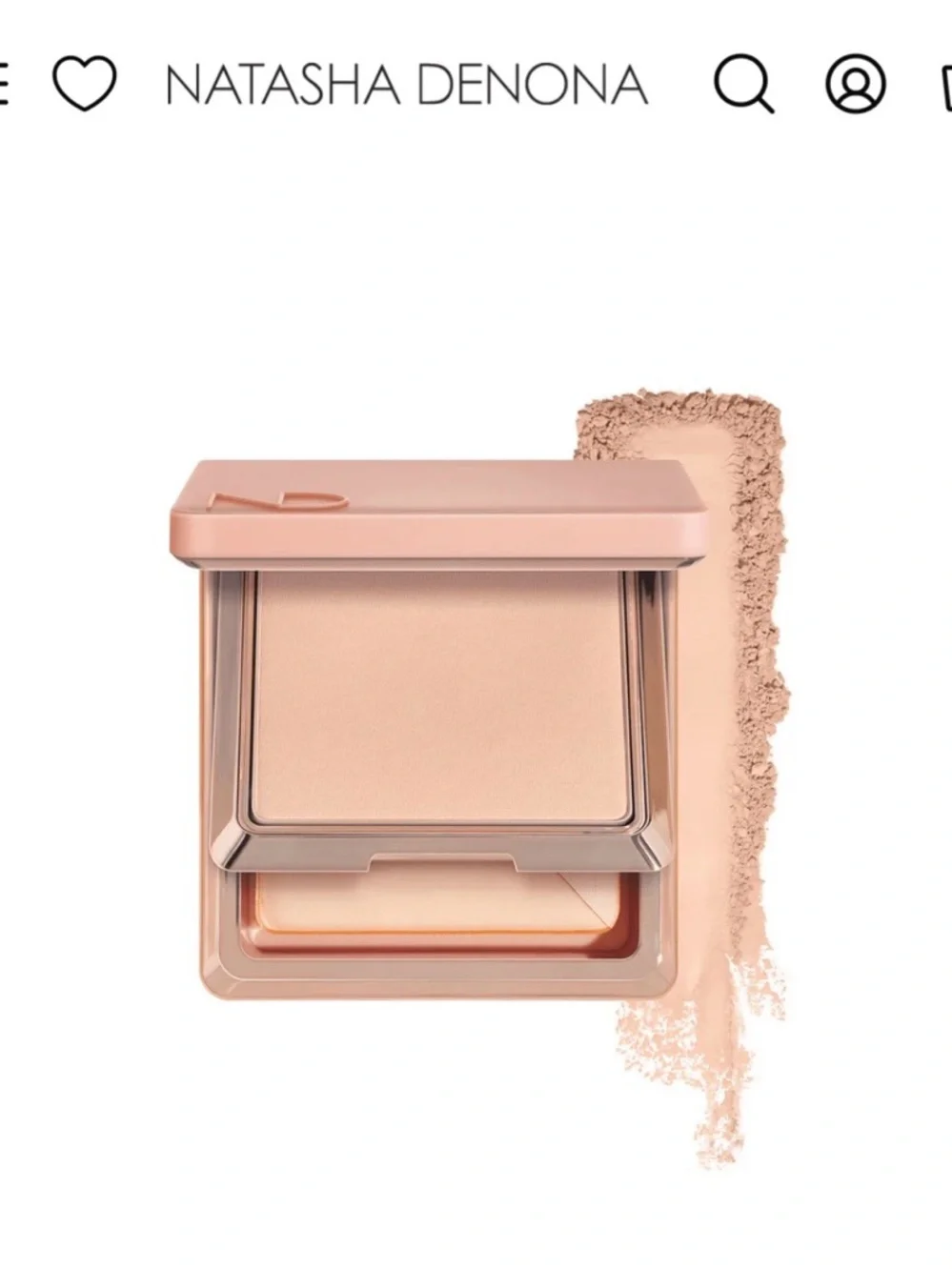 🔥NEW NATASHA DENONA HY-GLAM POWDER FOUNDATION's HY-TECH N3 - Picture 1 of 9